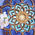Mandala Yoga Room Night Light LED Ambient Light