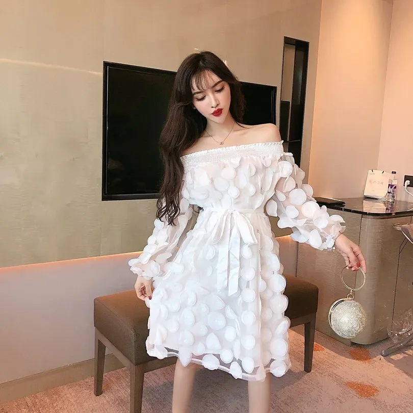 Flowers bubble skirt