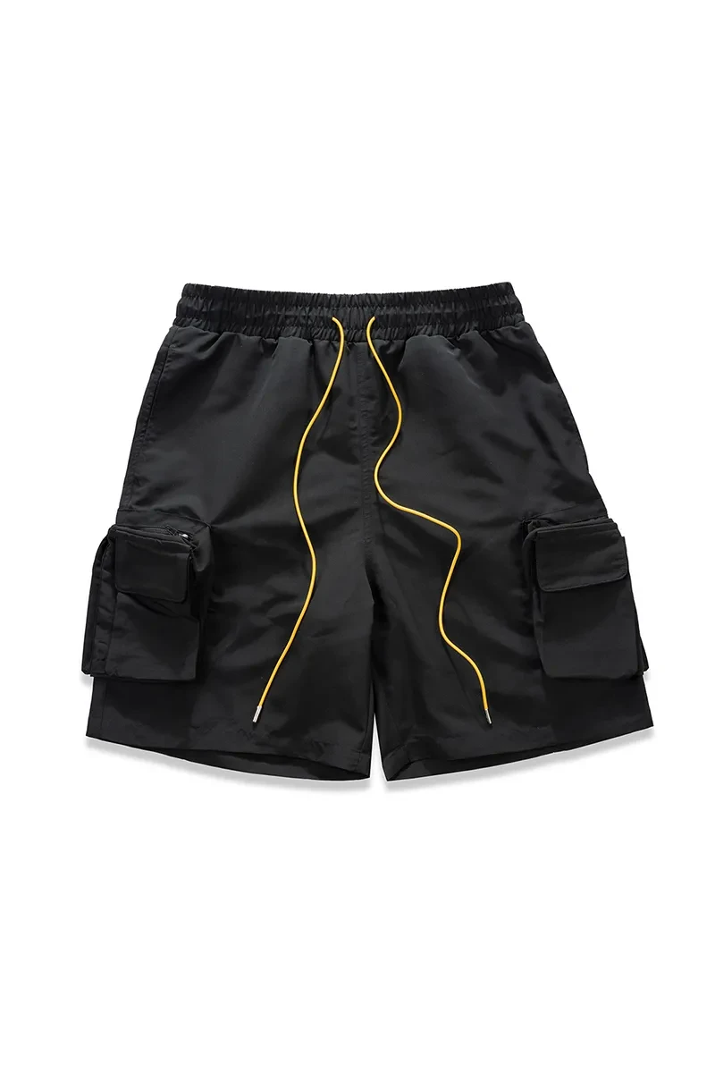 MIJKO Men's Women's Spring Summer New Products Couple Multi-pocket Casual Pants