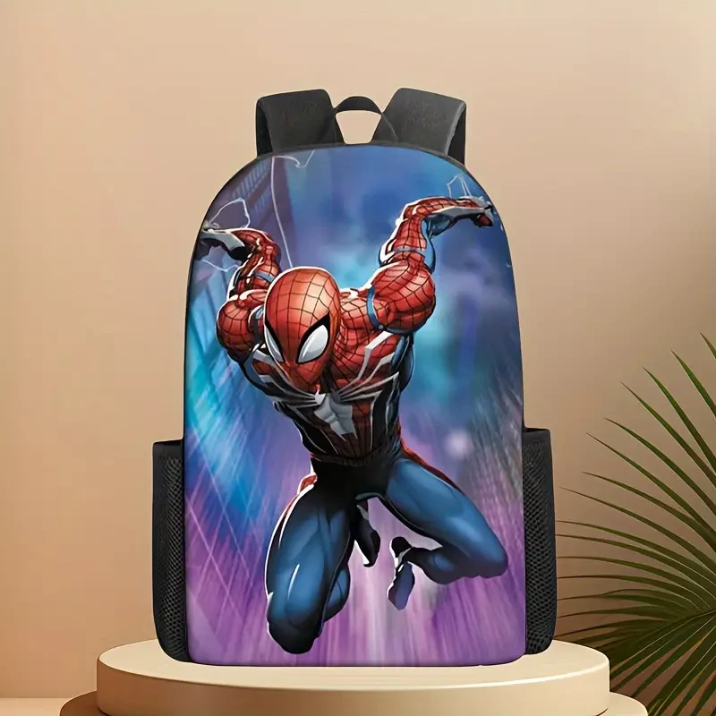 Marvel Spider-Man Backpack - Large Capacity Cartoon School Bag