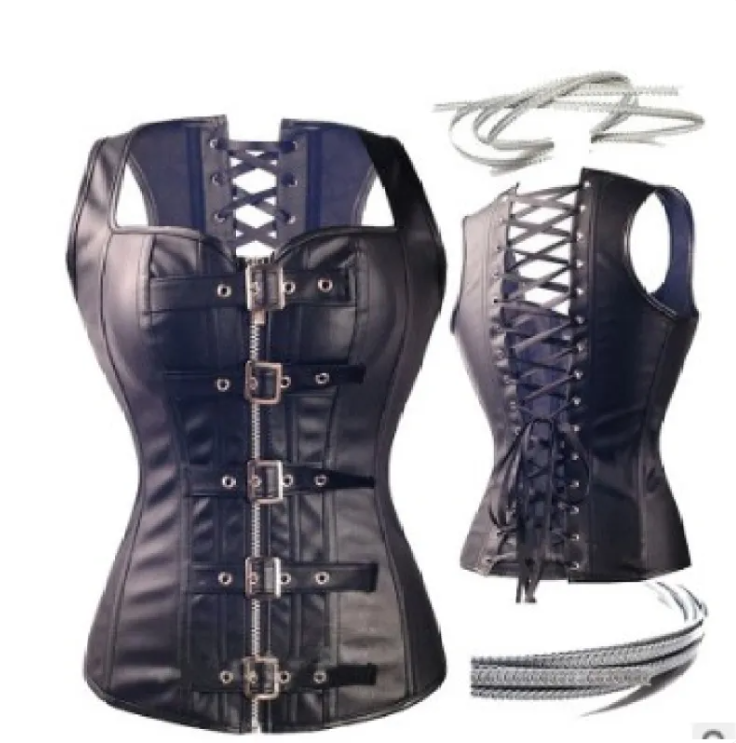 Plus Size Black Corset Top