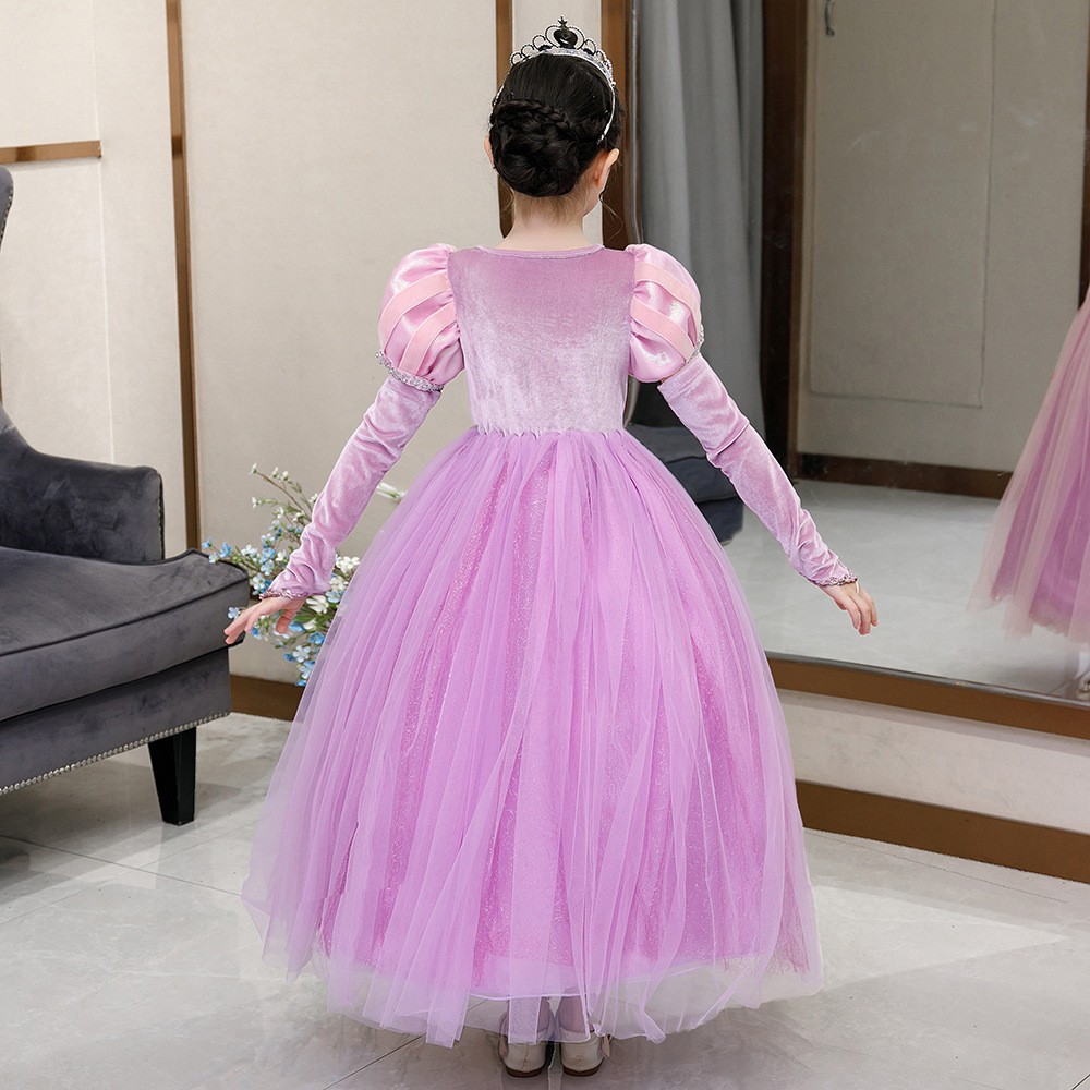 Rapunzel Birthday Show Puffy Tulle Skirt