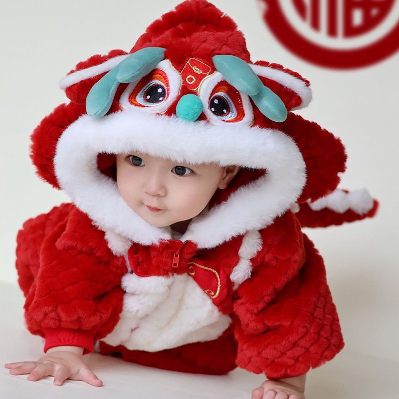 Winter Fleece-lined Thickened Jumpsuit