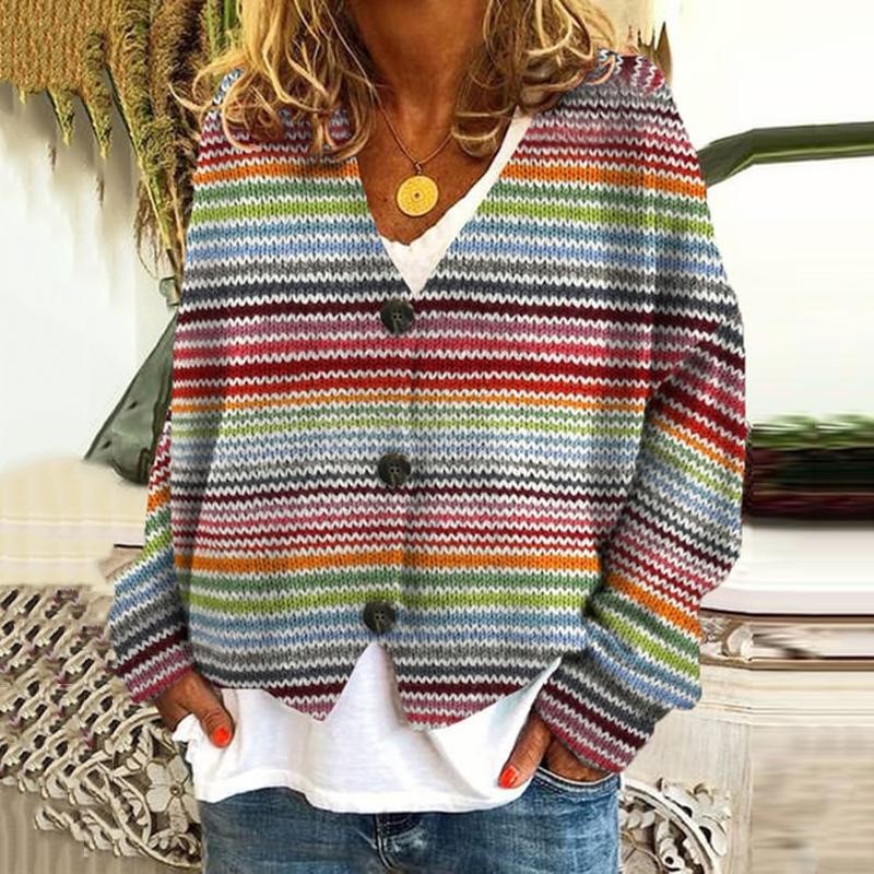 Rainbow Cardigan for Women