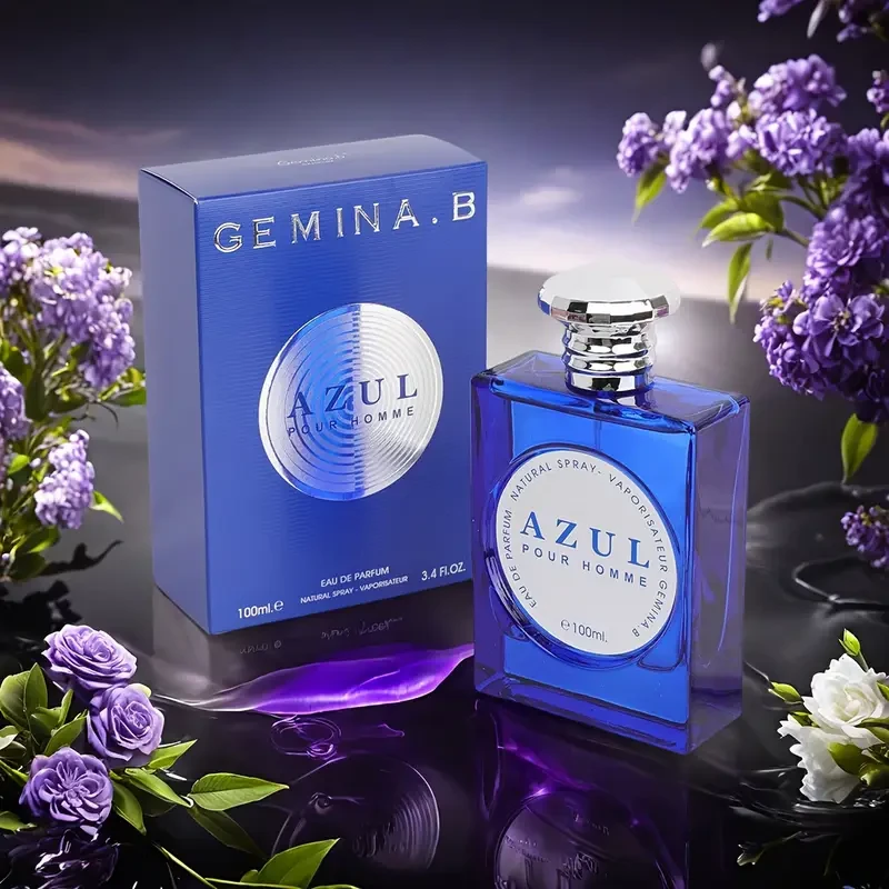 Dubai Deep Blue Perfume - A Dreamy Ocean-Inspired Floral Aroma, Long-Lasting Fragrance, Exquisite Gift Packaging, 3.4 FL.OZ - Unforgettable Gift