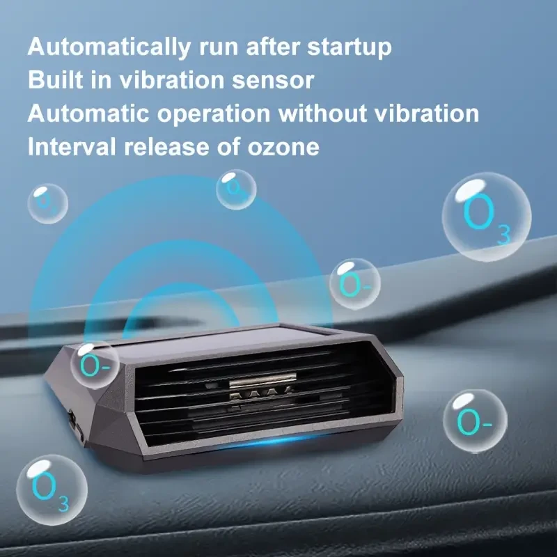 Solar-Powered Car Air Purifier with Automatic Parking Operation