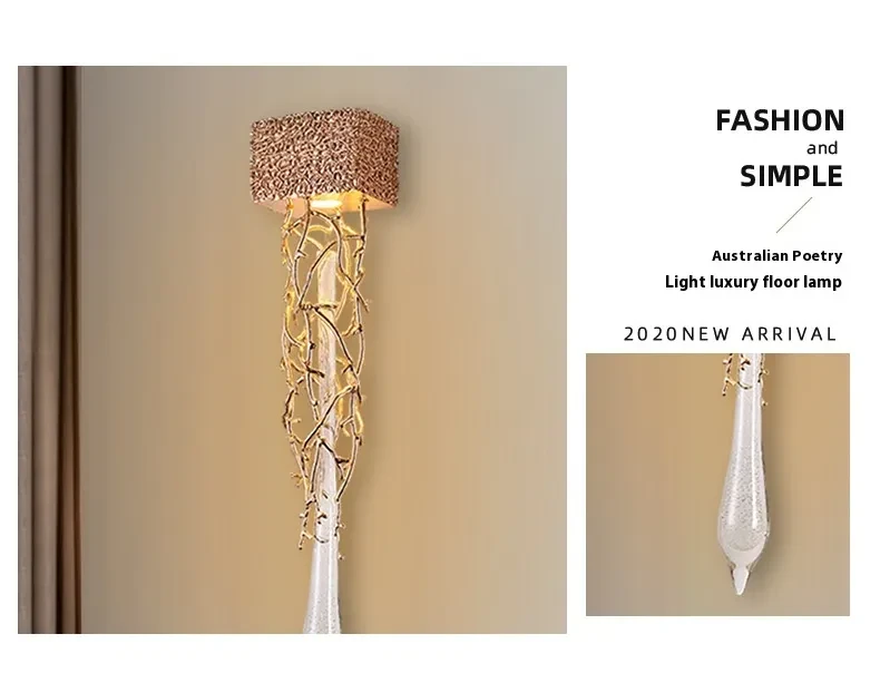 Bedroom Living Room Dining Room Crystal Wall Lamp