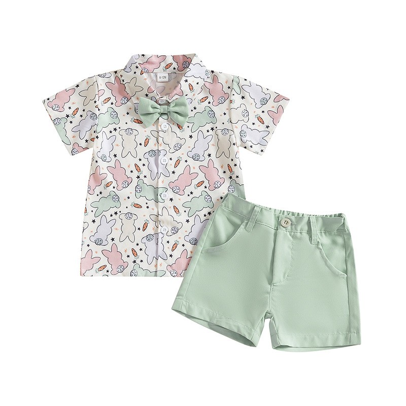 Shirt And Shorts Two-piece Suit