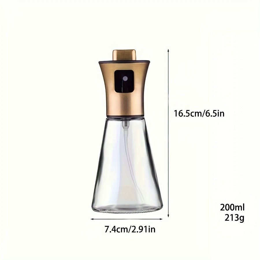304 Stainless Steel Oil Spray Bottle - Pressurized Spray Glass Oil Spray Pot for Kitchen, Olive, Edible Oil, Barbecue - Ideal for Restaurants and Special Occasions like Eid Al-Adha Mubarak