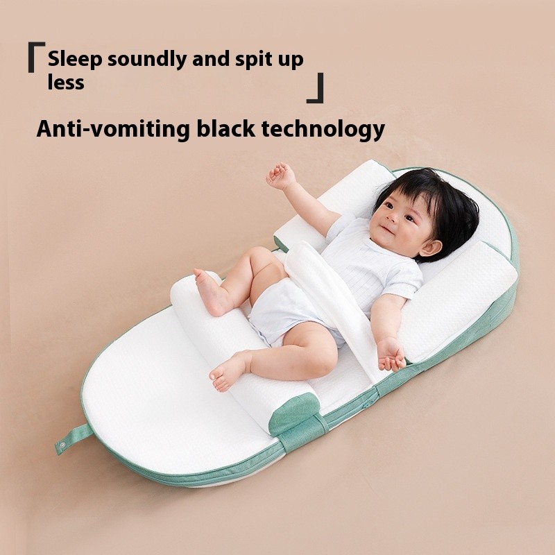 Baby Milk Spilt Prevent Pillow Milk Spilt Choking Milk Care Spine Cushion Ramp Mat