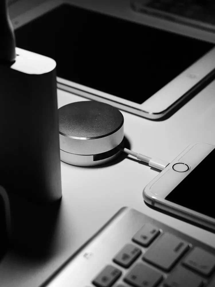 Metal Cable Organizer, Mouse Cable Clamp, Cable Buckle, Data Cable Aluminum Alloy