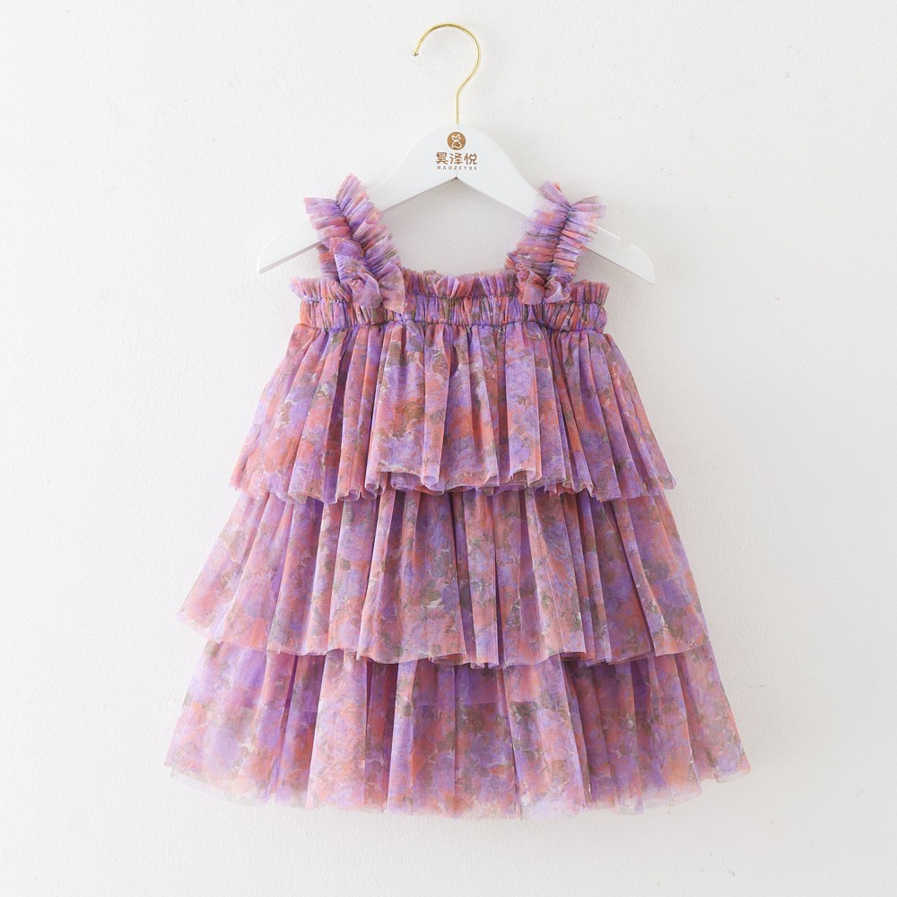New Children's Cake Princess Girls' Chiffon Skirt