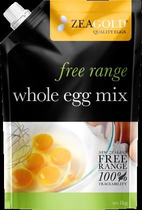 Eggs Whole Pasteurised Free Range - Freezer