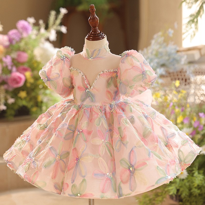 Catwalk Fashion Personalized Children Princess Dress