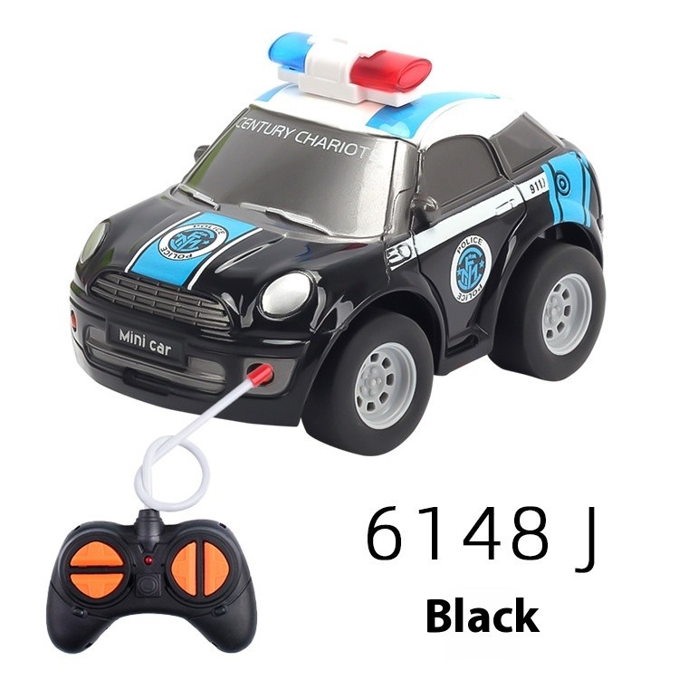Mini Cartoon Electric Remote Control Cute Four-way Wireless Remote Control Toy Car