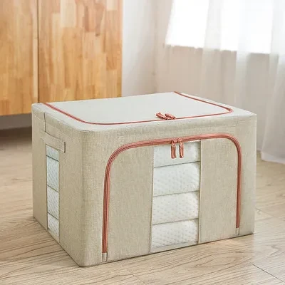 Clothes storage bags zipper