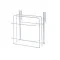 Kitchen Double Layer Towel Rack Hanging Holder Cabinets Shelf Chopping Board Storage Rack Hanger Shelf Kitchen Accessories