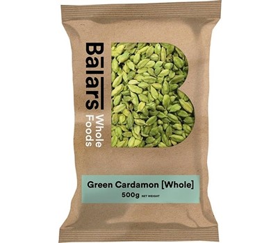 CARDAMON GREEN WHOLE 500GM (BALARS)