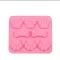 Six even puppy footprints silicone cake mold 6 even cat claws handmade soap mold high temperature cake mold cold soap