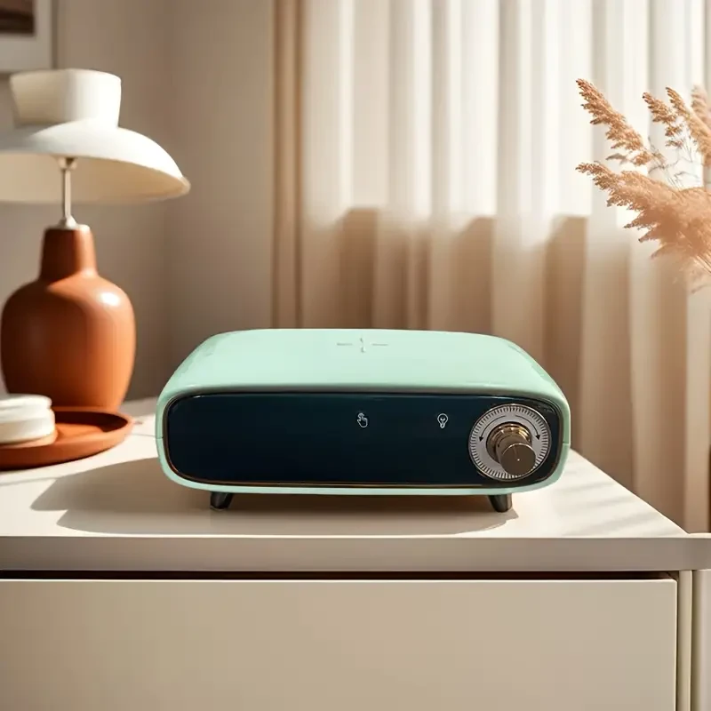 Wireless Charging Clock Speaker Lamp