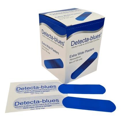 Plaster Blue Metal Detectable 76X25mm