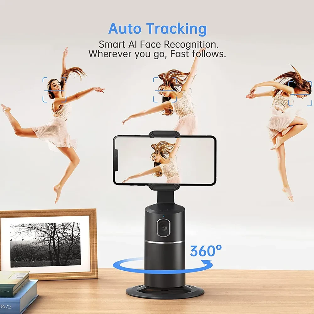 Self tracking tripod