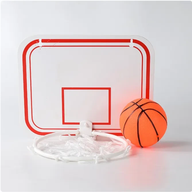 Punch-free children's basketball hoop