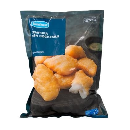 Fish Tempura Battered Cocktail Pollock (167694) MSC