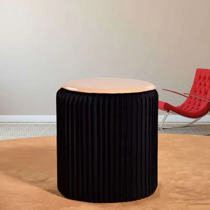 Makeup stool with back