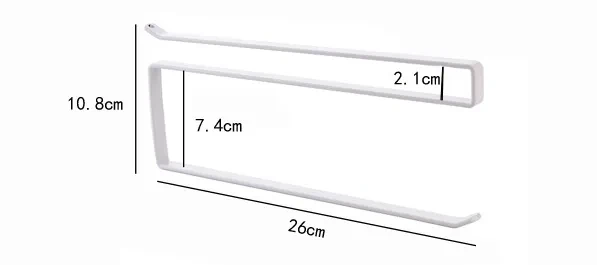 Towel-free kitchen towel rack bathroom towel rack