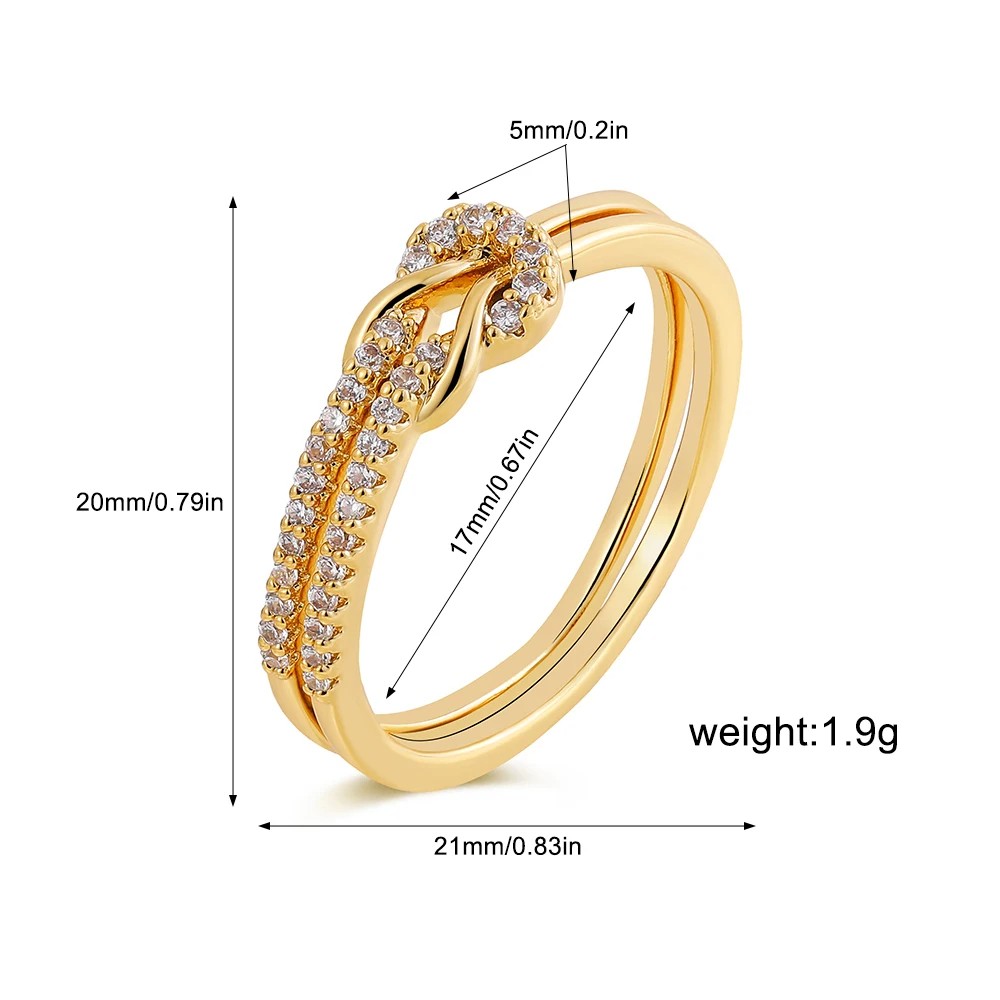 Simple Bilayer Geometric Knot Couple Rings