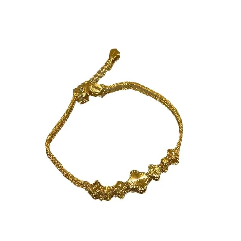 New Five-Flowered Leaf Flower Bracelet