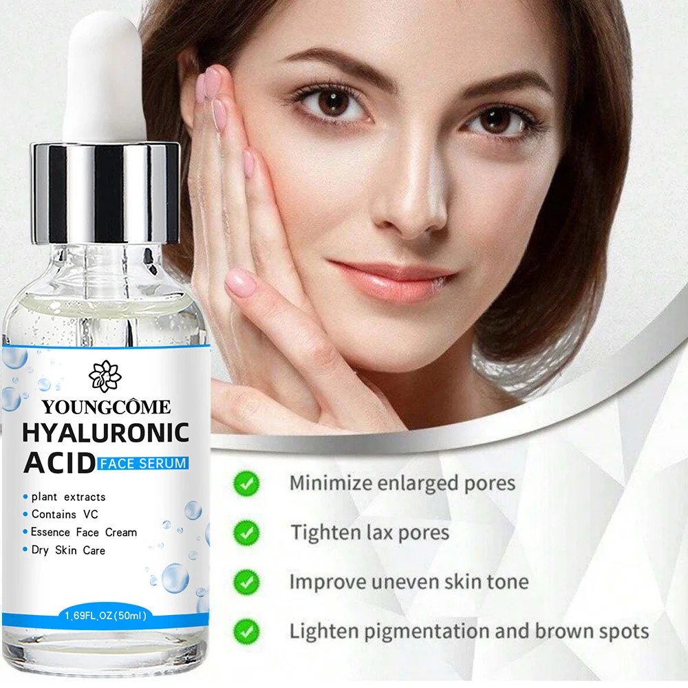 Hyaluronic Acid Facial Essence - Deep Moisturizing Facial Skin Essence for Hydration and Skin Care