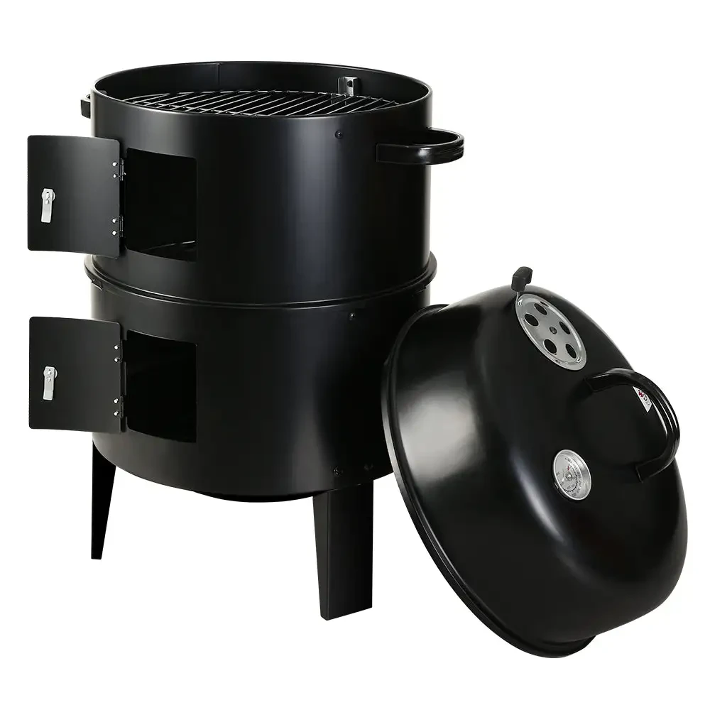 Double-layer Smoky Braised Three-in-one Household Smoky Bucket Artifact