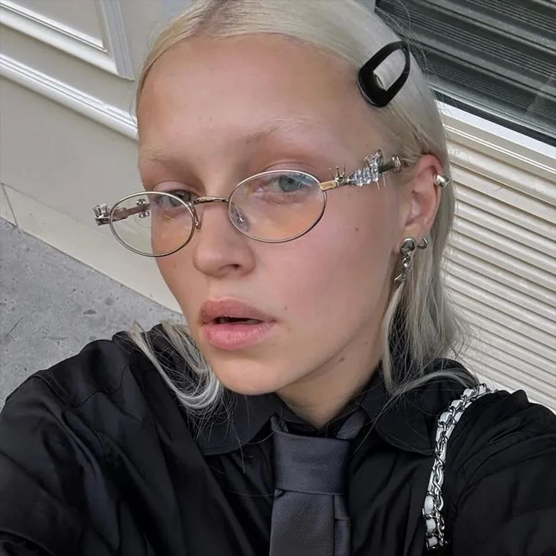 Diamond studded glasses frames