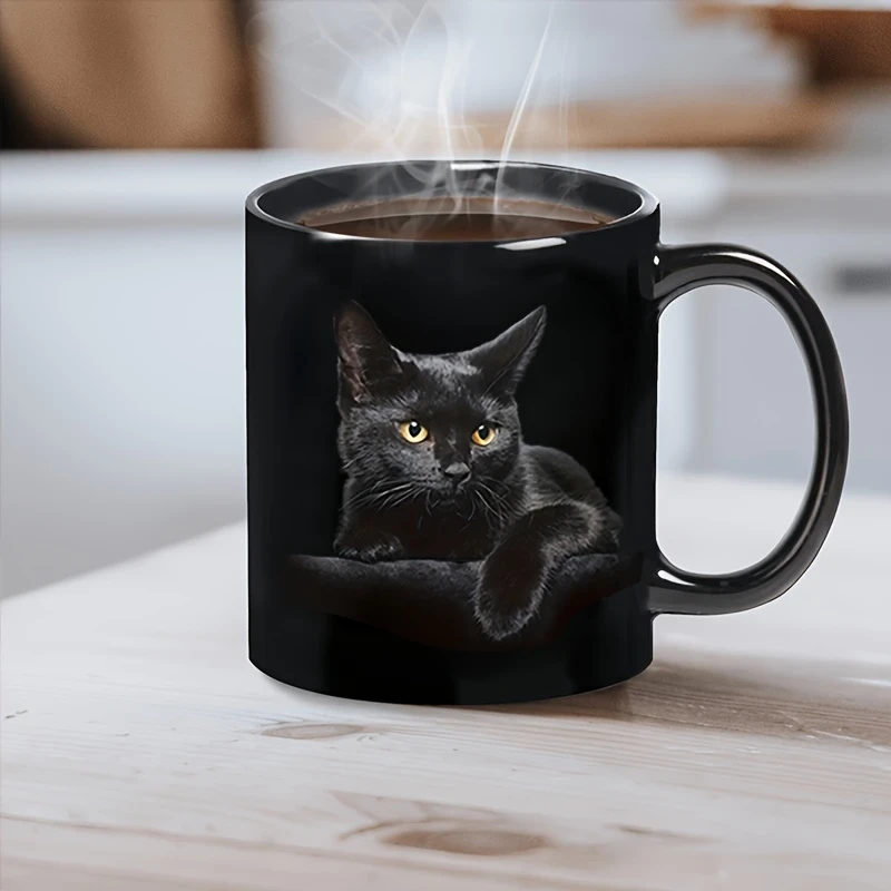 Black Cat Coffee Mug