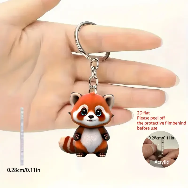 Red Panda Keychain