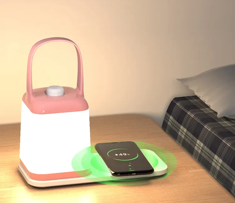 Cross-border Mobile Phone Wireless Charging Desk Lamp Multi-function