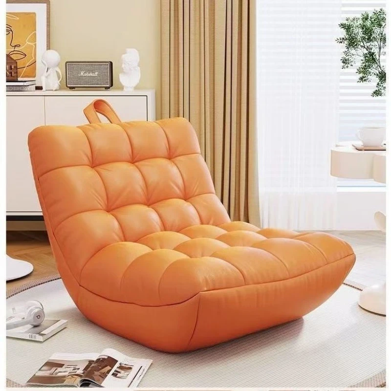 [Leisure Luxury] Cozy White Modern Lazy Sofa  Reclining & Sleeping for CATERPILLAR Design