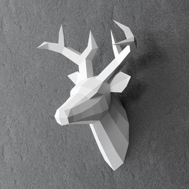 Resin Stag Head