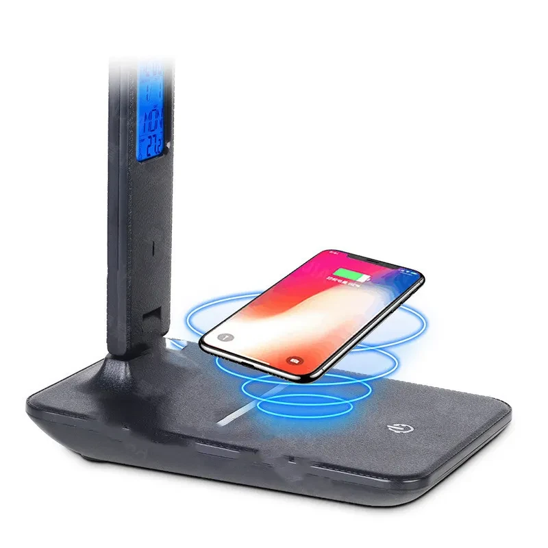 Mobile Wireless Charging USB Charging Storage LED Desk Lamp