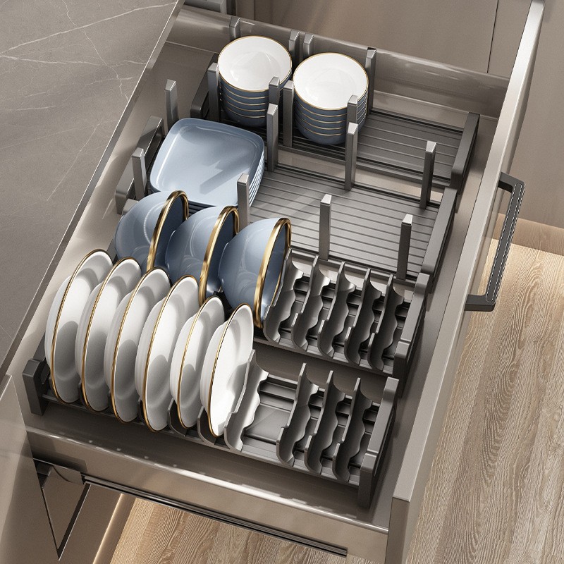 Kitchen Bowl Dish Tableware Storage Rack