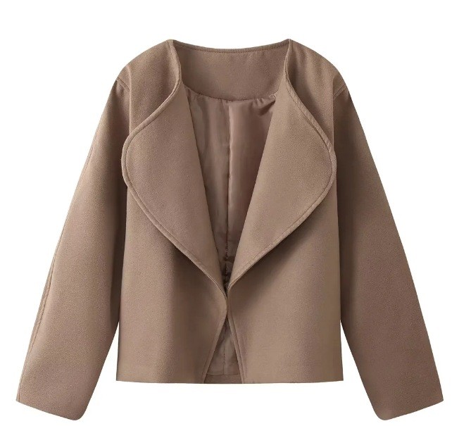 Chic Comfort Short Woolen Cardigan