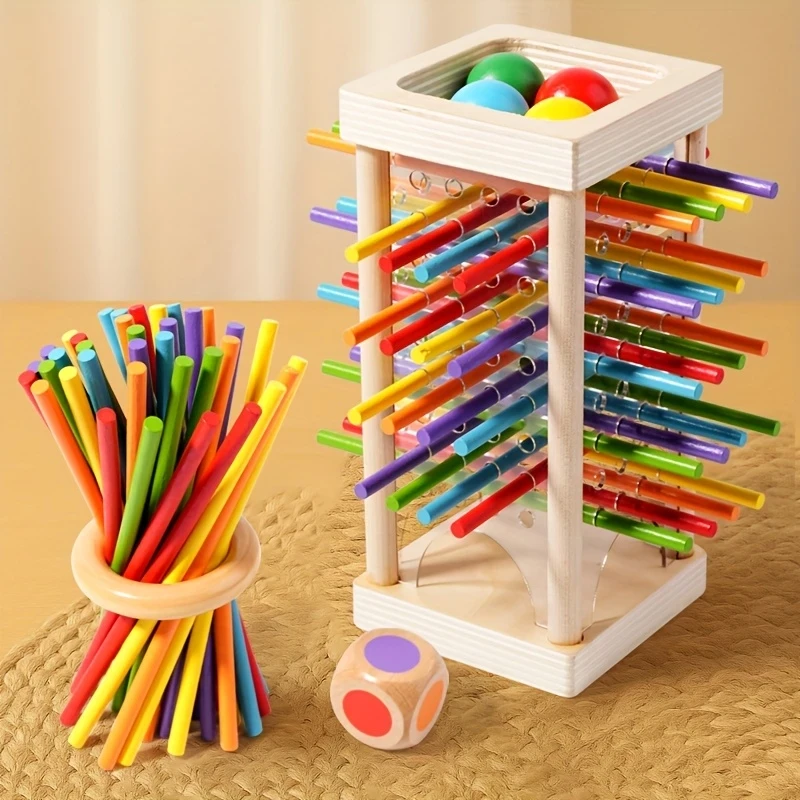 3-6 Years Old Wooden Stick Board Game