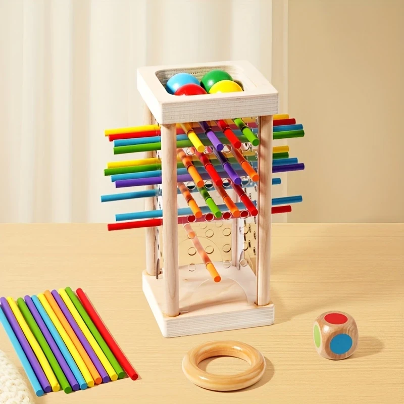 3-6 Years Old Wooden Stick Board Game