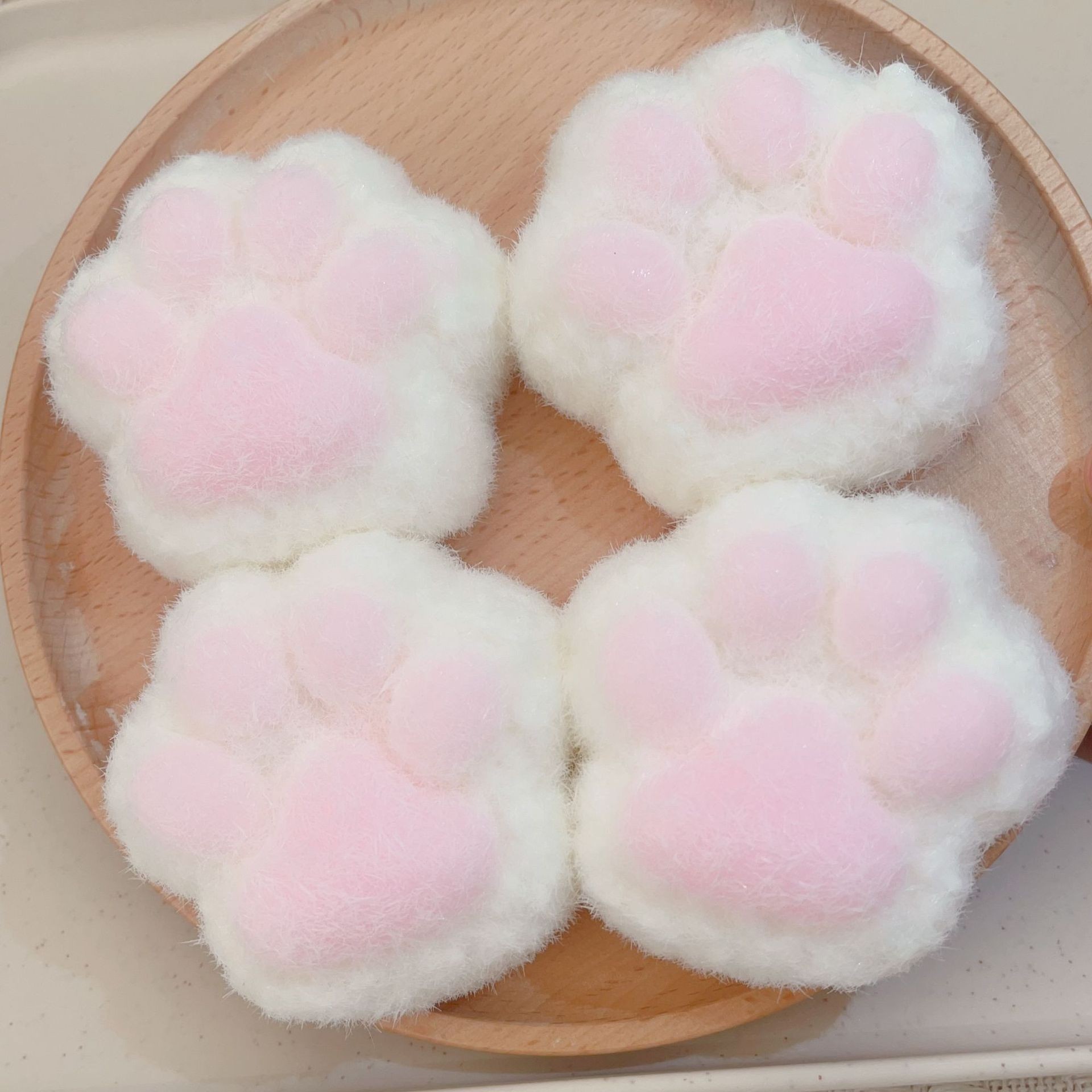 Silicone Cat's Paw Rice Balls Squeezing Toy Decompression Toy