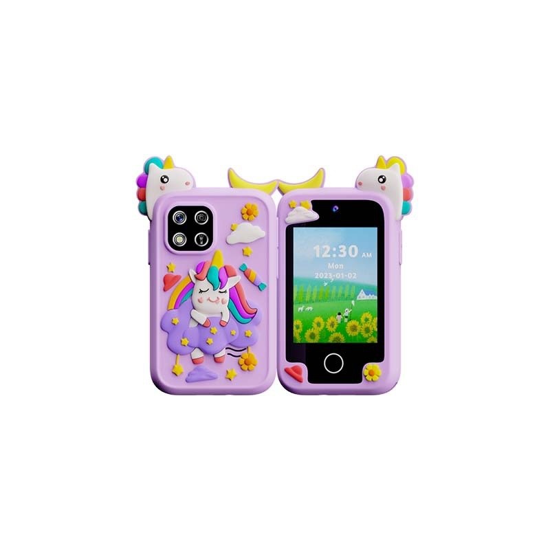 Children's Mobile Phone Shooting Video Mini Big Head Stickers Game Toys