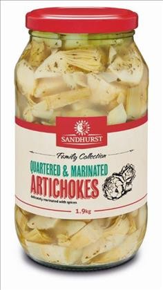 Artichoke Hearts Quarters Marinated