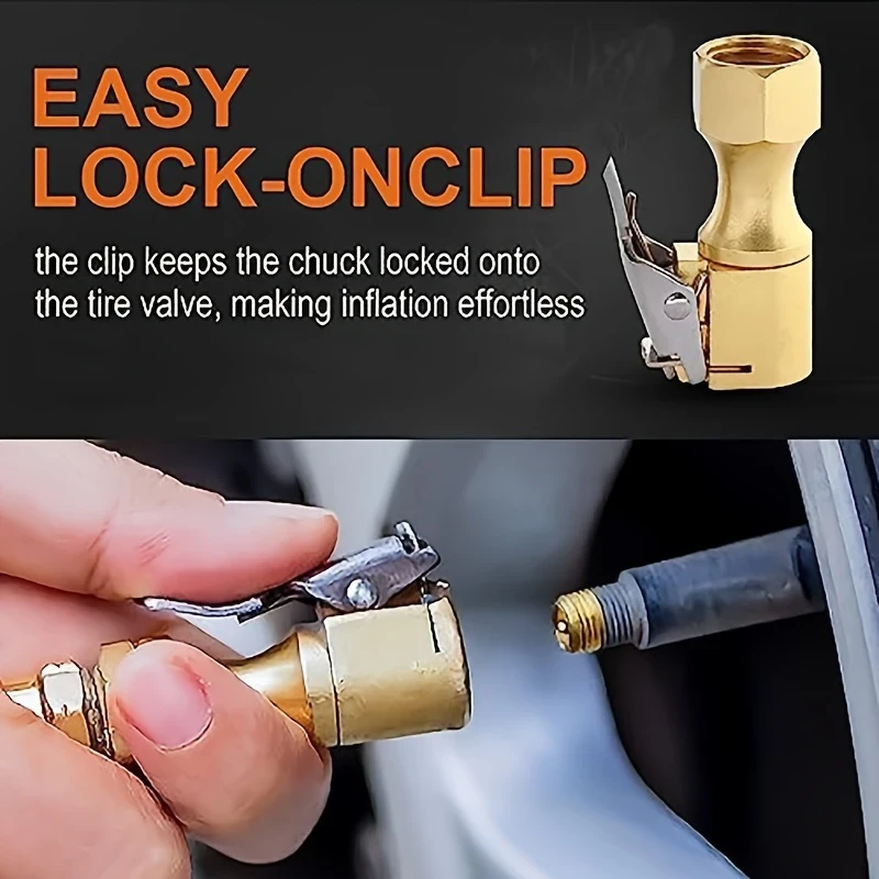 Quick Clamping Tire Inflation Nozzle