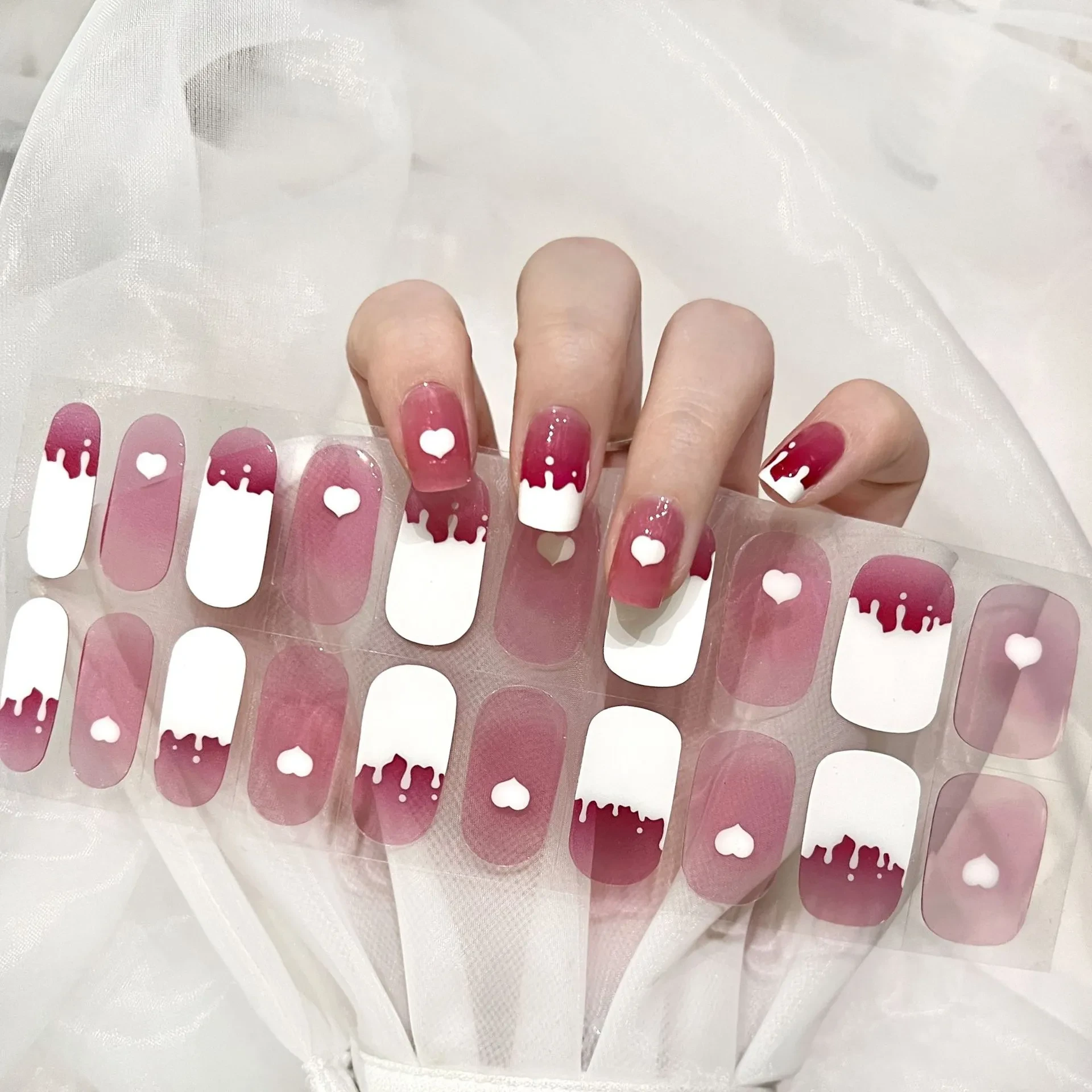 Pure Color Onion Powder Baking-free Gel Nail Art